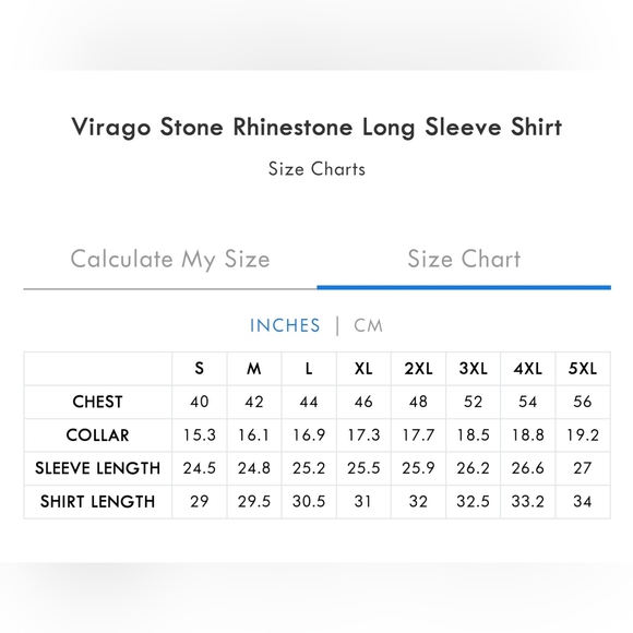 NWT Barabas Virago Stone Rhinestone Long Sleeve Shirt Size M - Picture 5 of 11